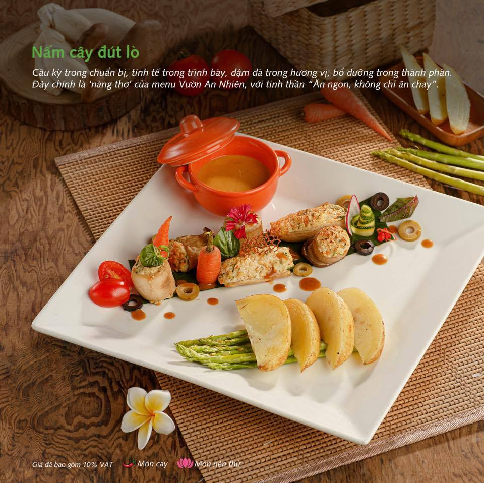 Tìm về chốn bình yên, thưởng thức ẩm thực chay ngon tại An Nhiên Garden Vegetarian