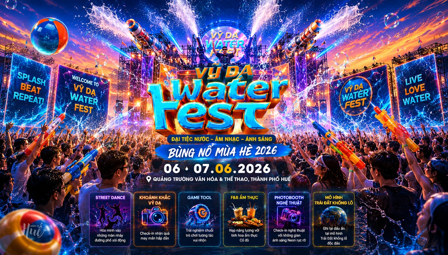 VỸ DẠ WATERFEST 2026 – ĐẠI TIỆC NƯỚC, ÂM NHẠC VÀ ÁNH SÁNG BÙNG NỔ GIỮA LÒNG CỐ ĐÔ