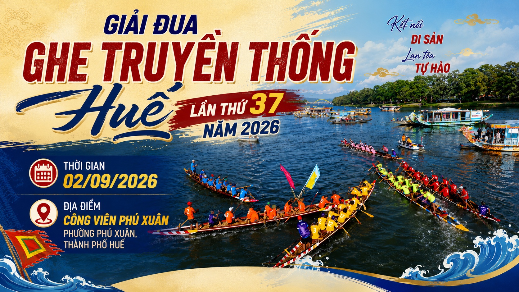 Giải đua ghe truyền thống Huế lần thứ 37 năm 2026