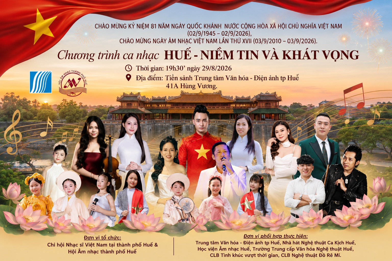 Chương Trình Nghệ Thuật “Huế – Niềm Tin và Khát Vọng”